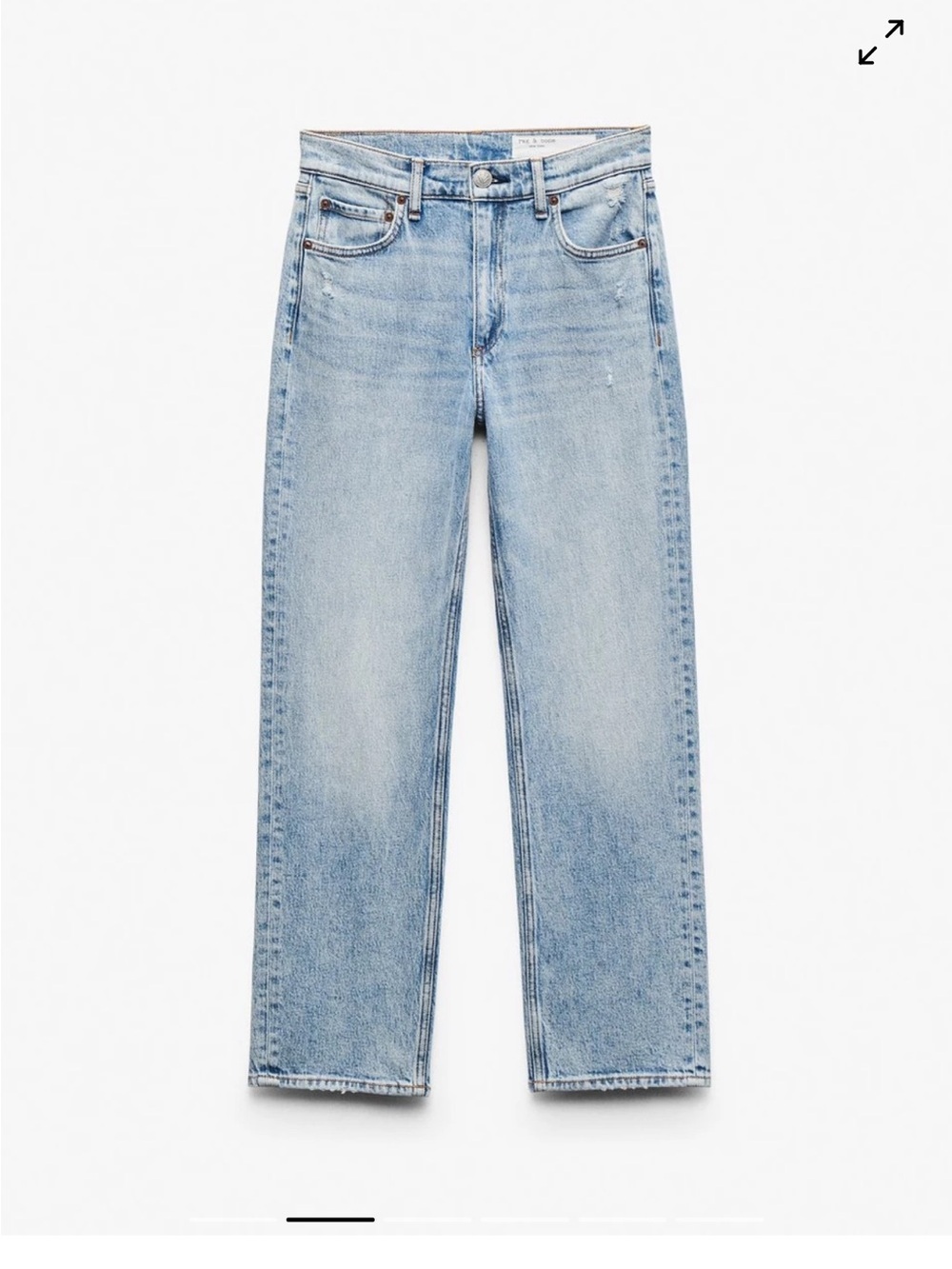 Rag & Bone Harlow Ankle Straight Jean Size 29